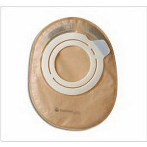 Coloplast 10917 SenSura Flex Maxi 8(1/2)" Transparent Closed Pouch, filter, Yellow, Box of 30