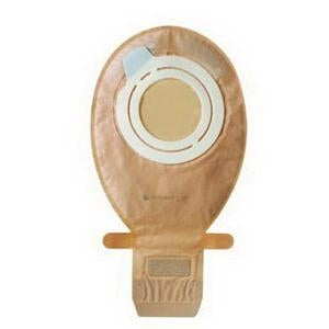 Coloplast 11517 SenSura Flex Maxi 11(1/2)" Transparent Drainable with EasiClose WIDE outlet, filter, Yellow, Box of 20