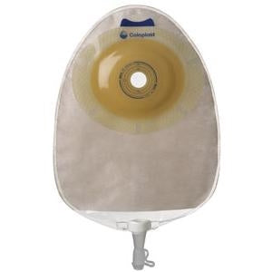 Coloplast 11814 SenSura Uro One-Piece Convex Light, Standard Wear Barrier and Urostomy Transparent Maxi Pouch - Cut-to-Fit (5/8)" - 1(5/16)", Box of 10
