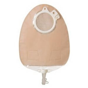 Coloplast 11855 SenSura Click Uro Two-Piece Urostomy Transparent Maxi Pouch - Red, Box of 10