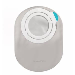 Coloplast 12213 SenSura Mio Flex Two-Piece Maxi Closed Pouch with Inspection Window, Red, 50mm Coupling, Box of 30