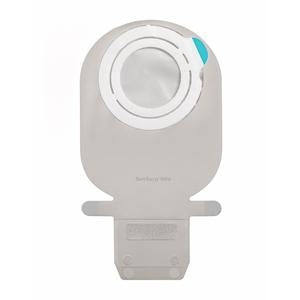 Coloplast 12262 SenSura® Mio Flex Two-Piece Wide Outlet Maxi Drainable Pouch, Integrated Closure, Opaque with Inspection Window, 35mm Coupling. Box of 10