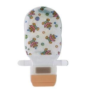 Coloplast 14691 Assura AC Pediatric Drainable Pouch with EasiClose Closure, 5(1/2)", Opaque, Orange, Box of 10