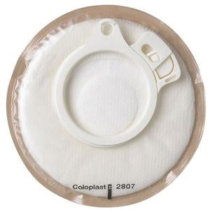 Coloplast 2808 Assura Two-Piece Uro Minicap, Stoma Size (1/2)" - 2", Red, Box of 30