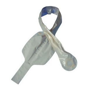 Coloplast 2837 Assura Two-Piece Ileo Night Pouch 2L, Transparent, Blue, Box of 5