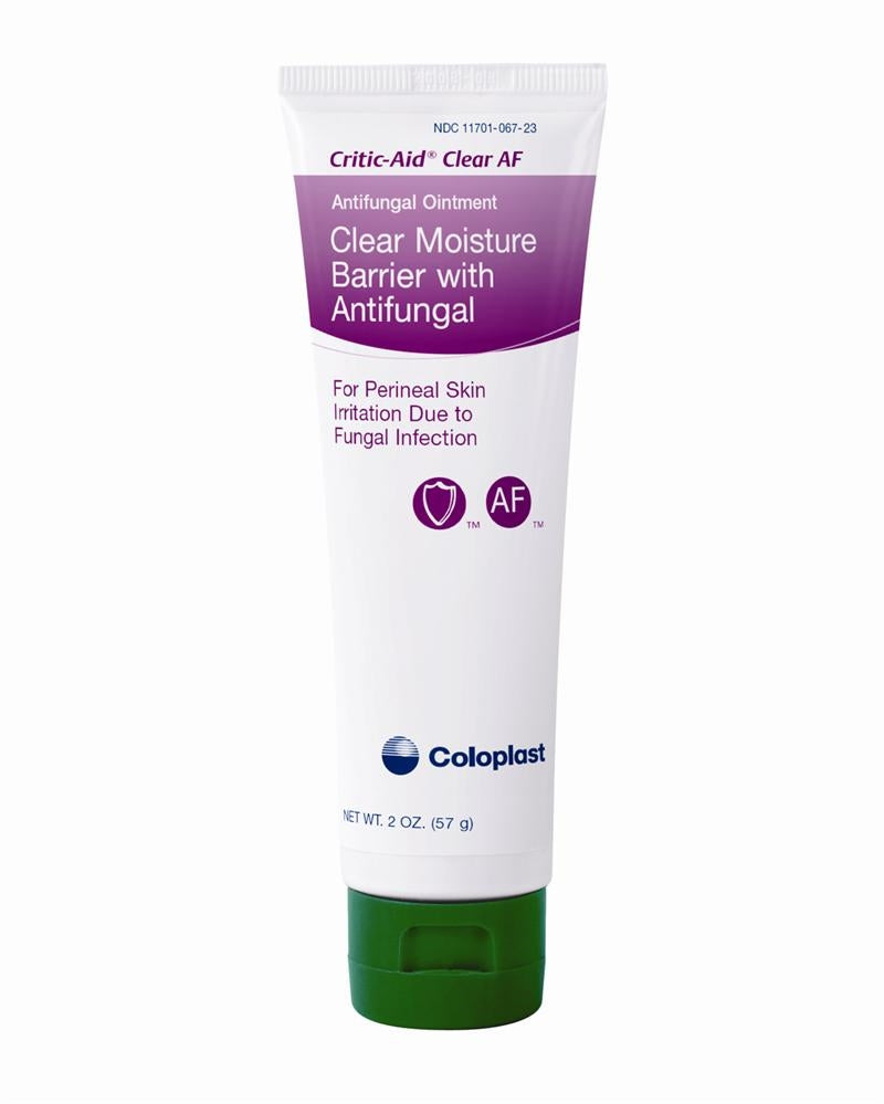 Coloplast 7571 Critic-Aid Clear Moisture Barrier Ointment with AntiFungal - 2 oz tube, One tube