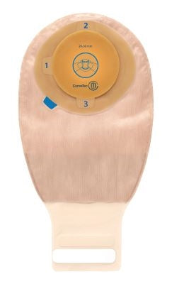 Convatec 413521 Esteem Plus One-Piece Drainable Pouch with Moldable Stomahesive Skin Barrier, 13/16 inch - 1(3/16) inch opening, Opaque with 1-sided comfort panel, InvisiClose tail closure, Filter, Box of 10