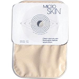 Cymed 85401 8 inch Colostomy Closed-end Cut-to-fit Pouch with MicrSkin Adhesive Barrier and MicroDerm Thin Washer - up to 1(3/4) inch (45 mm), Opaque, Filter, Box of 15 pouches