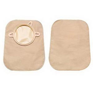 Hollister 18352 New Image 7" Closed Mini-Pouch - Flange 1(3/4)", Green, Beige Opaque, No Filter, Box of 30