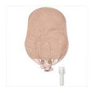 Hollister 18913 New Image 9" Beige Urostomy Pouch, Flange Size 2-1/4 inch (57mm), Red, Box of 10