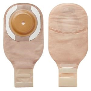 Hollister 8578 Premier Drainable Pouch with Soft Convex Flextend Skin Barrier, Tape Border, Filter, Lock 'n Roll Closure, Belt Tabs, Ultra-Clear, One-sided Comfort Panels, Cut-to-Fit, Stoma size up to 1-1/2 inch (38mm), Box of 5