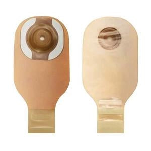 Hollister 8984 Premier Drainable Pouch with Convex CeraPlus Skin Barrier, Tape Border, Lock 'n Roll Closure, Belt Tabs, Ultra-Clear, One-sided Comfort Panels, Cut-to-Fit, Stoma size up to 1 inch (25mm), Box of 5