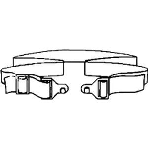 Marlen 5004 1-inch Adjustable Elastic Ostomy Belt, One belt
