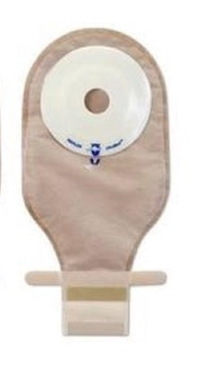 Marlen 52438 UltraMax Drainable Flat Pouch, AquaTack Hydrocolloid Barrier, Kwick-Klose Fastener, 1(1/2)", Transparent, Box of 5