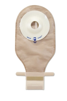 Marlen 52538 UltraMax Drainable Shallow Convex Pouch, AquaTack Hydrocolloid Barrier, Kwick-Klose Fastener, 1(1/2)", Transparent, Box of 5