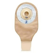 Marlen 55206 UltraLite Shallow Convex Transparent Pouch with Skin Shield Barrier and Snap-Lok Closure, (1/2)", Box of 10