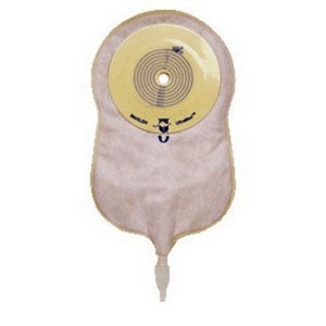 Marlen 72400 UltraMax Urostomy Flat Pouch, AquaTack Hydrocolloid Barrier, Cut-To-Fit, Transparent, Box of 5