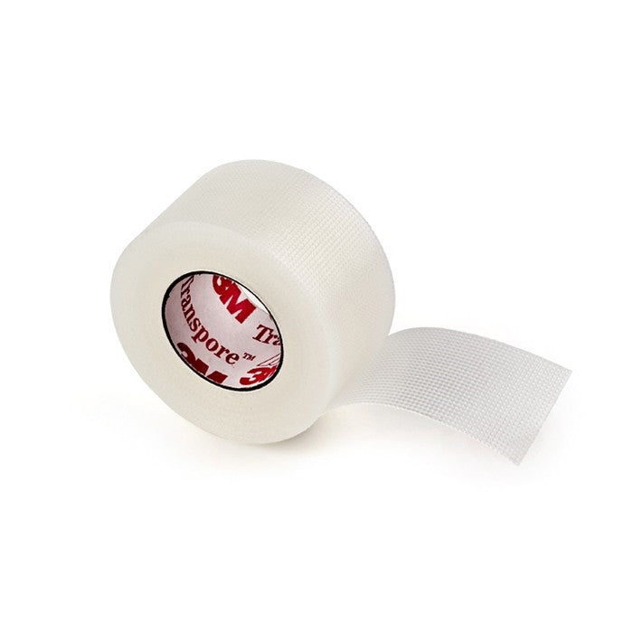 3M 15341 Transpore White Dressing Tape - 1" x 10 yards, Box of 12