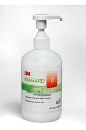 3M 9222 Avagard D Instant Hand Antiseptic with Moisturizers - 16 fl. oz., Case of 12 bottles