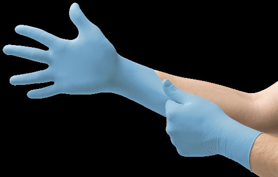 PFNSM Nitrile Premium Medical Gloves, Latex-Free, Powder-Free, Small, Box of 100 gloves