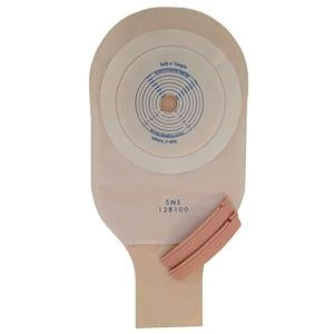 Safe and Simple SNS12B100 Safe N Simple Drainable Pouch, One Piece, Standard Wear, Cut-to-Fit,  Clamp Closure, Opaque, Box of 10