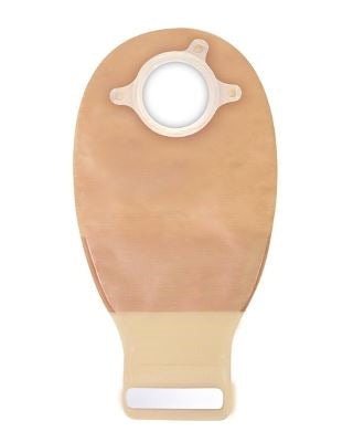 Convatec 416417 Natura Plus 12" Drainable Pouch, Filter, 2-Side Panel, InvisiClose Tail Closure, Opaque - Flange 1(3/4)" (Green), Box of 10 pouches