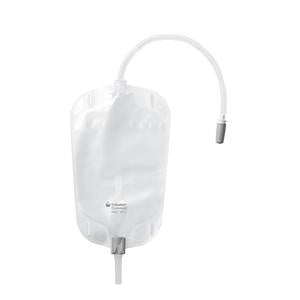 Coloplast 21027 Conveen Security+ Leg Bag with Clamp Tap 34 ounce 1000 ml, 20" Long Tubing, Non-Latex Straps Box of 10