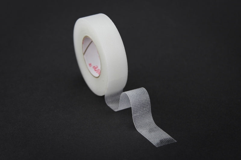 3M 15270 Transpore Clear Plastic Perforated Surgical Tape - 1/2" x 10 yds, Box of 24 rolls