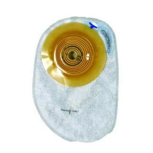 Coloplast 12175 Assura Non-Convex Skin Barrier, Closed Pouch, Maxi 8(1/2)" Pouch, Opaque, Pre-cut - 1(3/16)", Box of 30