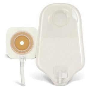 Convatec 401923 Unit Dose Kit with 10 inch  SUR-FIT Natura  Urostomy Transparent Pouch with Durahesive Flexible  Skin Barrier,  1(3/4) inch (45mm) Flange, Box of 5 kits