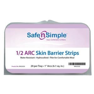 SNS Moldable Skin Barrier Arc, 1/2 Curve, 1 inch width, 20 per box
