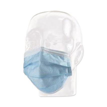 Precept 15301 FluidGard Earloop Procedure Face Mask, Level 3 Fluid Resistant, BFE >99.1%, PFE >99.1%, Comfort Inner Facing, Anti-Fog, Blue Diamond, Box of 50 masks