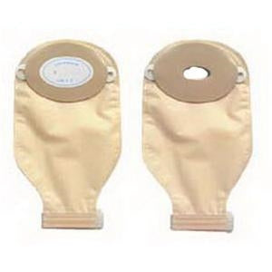 Nu-Hope 40-7254-DC Standard Adult Deep Convex Oval Trim-to-Fit One-Piece Drainable with Nu-Comfort Barrier, C - (1/2)" start hole, 1(3/16)" x 2(1/4)" cut area, Box of 10
