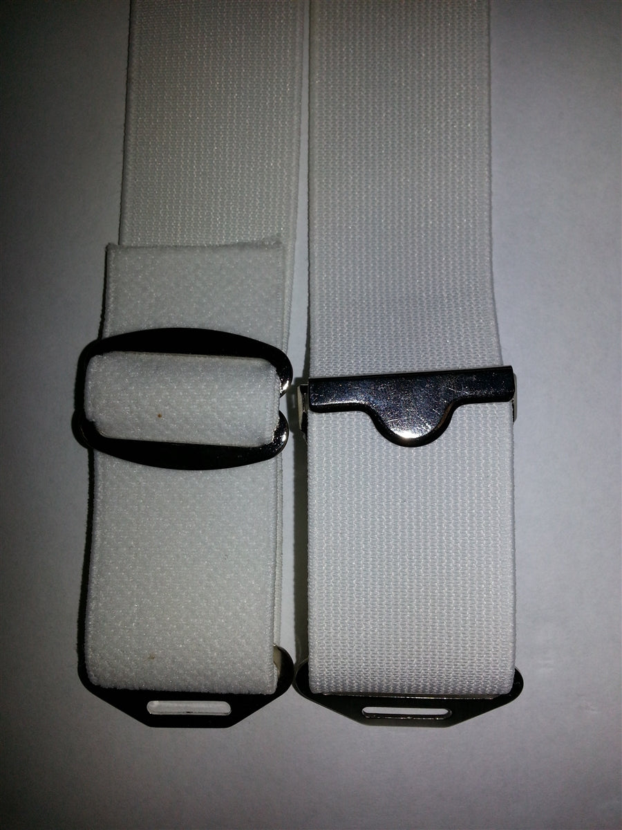 Torbot 437 TT437836 Adjustable Belt - Elastic, White, 36 inch Long, One belt