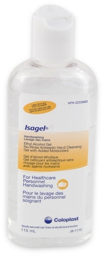 Coloplast 1644 IsaGel No-rinse Instant Hand Sanitizer Gel - 4 oz. bottle, One bottle