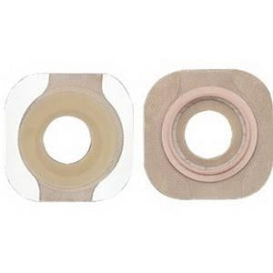 Hollister 14708 New Image Pre-sized Flextend Floating Flange with Tape Border: Flange 2(1/4)" Stoma 1(1/2)", Red, Box of 5 skin barriers