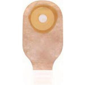 Hollister 88302 Premier 12" Drainable Beige Pouch, Filter, Lock 'n Roll Closure, SoftFlex Barrier, Oval, Cut-to-fit, Box of 10