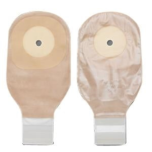 Hollister 88401 Premier 12" Drainable Ultra-Clear Pouch, Lock 'n Roll Closure, SoftFlex Barrier, Cut-to-fit, Box of 10