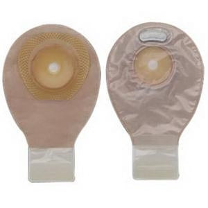 Hollister 88800 Premier Lock 'n Roll 7" Mini Drainable Transparent Pouch, Filter, Lock 'n Roll Closure, SoftFlex Barrier, Cut-to-fit, Box of 20