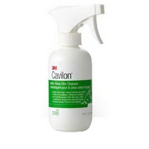 3M 3380 Cavilon No-Rinse Skin Cleanser  - 8 ounce spray bottle, One bottle